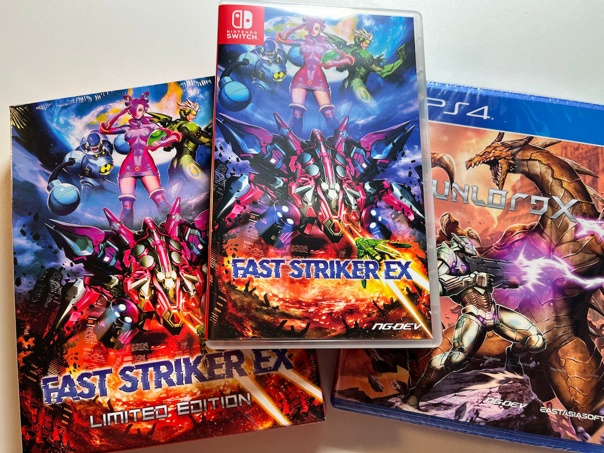 Fast Striker EX LE / RE for Nintendo Switch and Gunlord X for PS4