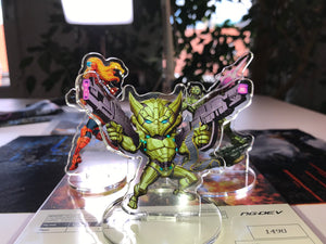Gunlord CE for NSW first look of the 3 new acrylic figurines and cloth map